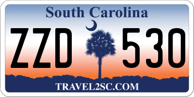 SC license plate ZZD530