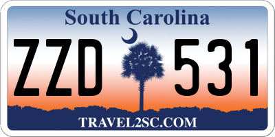 SC license plate ZZD531