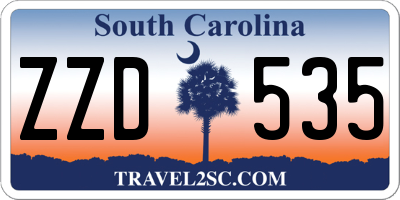 SC license plate ZZD535