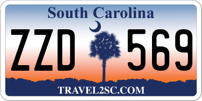 SC license plate ZZD569