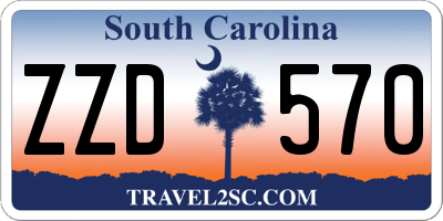 SC license plate ZZD570