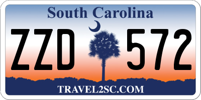 SC license plate ZZD572