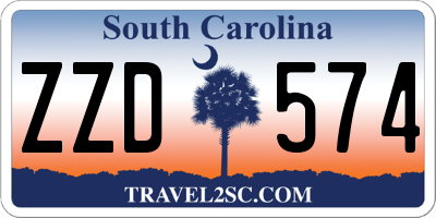 SC license plate ZZD574