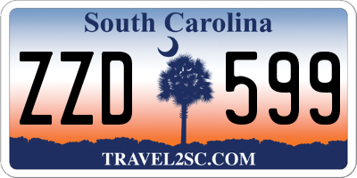 SC license plate ZZD599