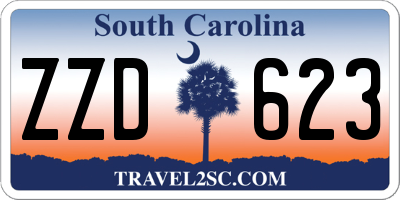 SC license plate ZZD623