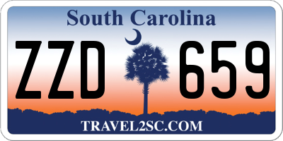 SC license plate ZZD659