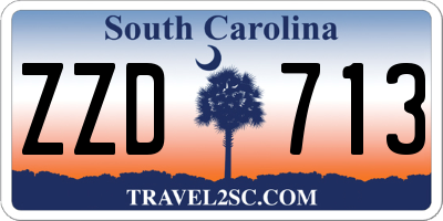 SC license plate ZZD713