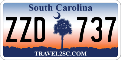SC license plate ZZD737