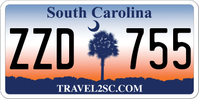 SC license plate ZZD755