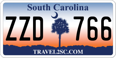 SC license plate ZZD766