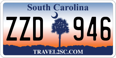 SC license plate ZZD946