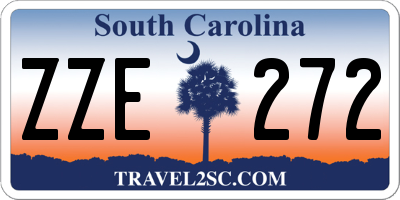 SC license plate ZZE272