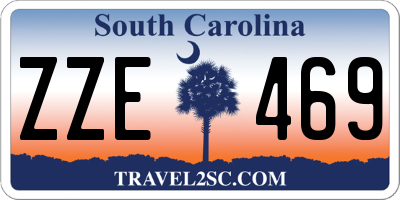 SC license plate ZZE469