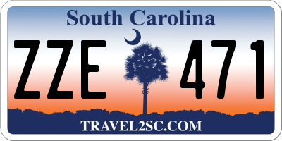 SC license plate ZZE471