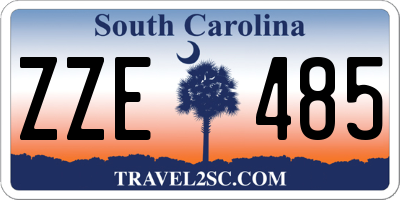 SC license plate ZZE485