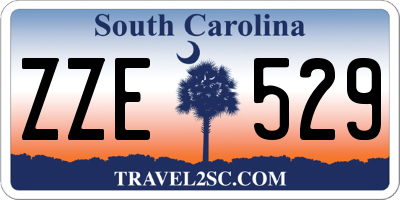 SC license plate ZZE529