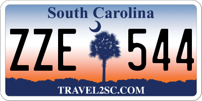 SC license plate ZZE544