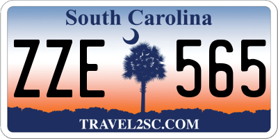 SC license plate ZZE565