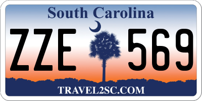 SC license plate ZZE569