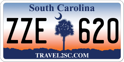 SC license plate ZZE620