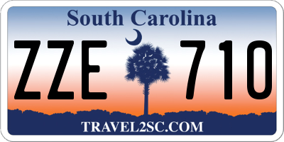 SC license plate ZZE710