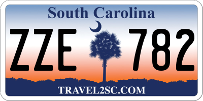 SC license plate ZZE782