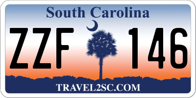 SC license plate ZZF146