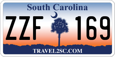 SC license plate ZZF169