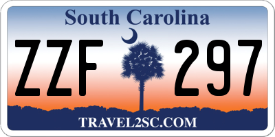 SC license plate ZZF297