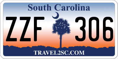 SC license plate ZZF306