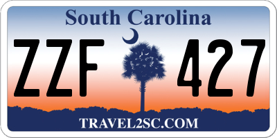 SC license plate ZZF427