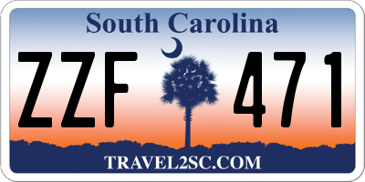 SC license plate ZZF471