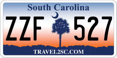 SC license plate ZZF527