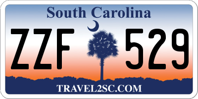 SC license plate ZZF529