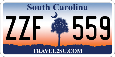 SC license plate ZZF559