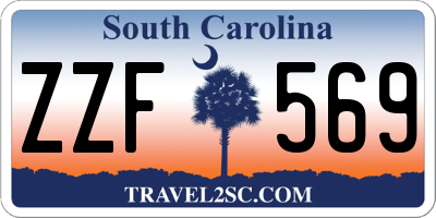 SC license plate ZZF569