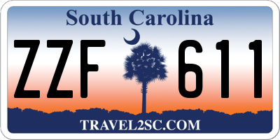 SC license plate ZZF611