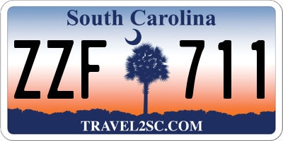 SC license plate ZZF711