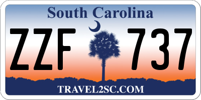 SC license plate ZZF737