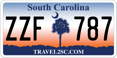 SC license plate ZZF787