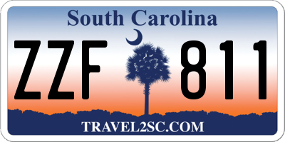 SC license plate ZZF811