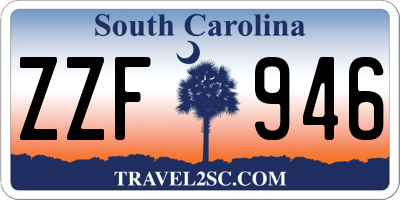 SC license plate ZZF946
