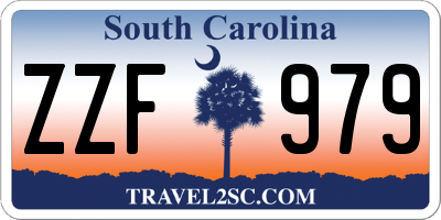 SC license plate ZZF979