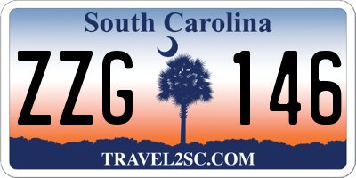 SC license plate ZZG146