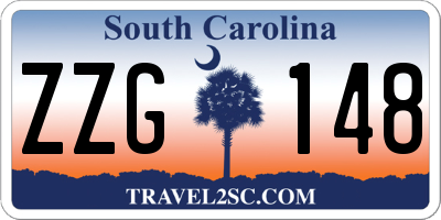 SC license plate ZZG148