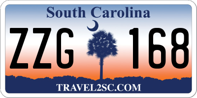 SC license plate ZZG168