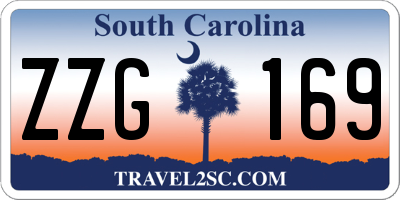 SC license plate ZZG169