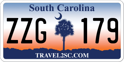 SC license plate ZZG179