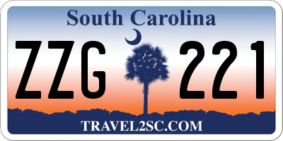 SC license plate ZZG221
