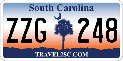SC license plate ZZG248